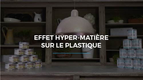 Effet hyper-matière sur le plastique avec les vernis métallisés