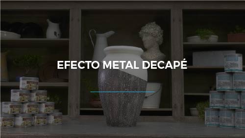 Efecto metal decapé con los barnices Golden Prestige