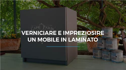 Verniciare e impreziosire un mobile in laminato