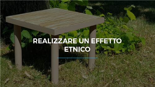 Realizzare un effetto etnico