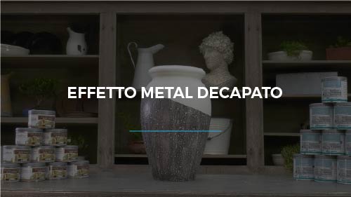 Effetto metal decapato con vernici Golden Prestige