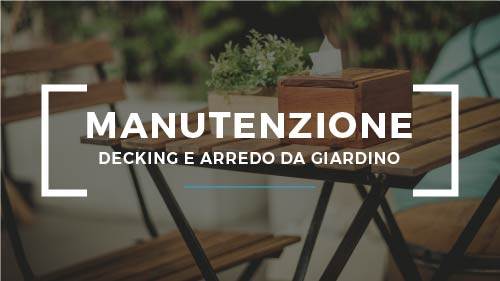 Manutenzione mobili da giardino