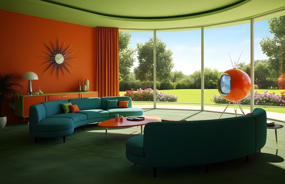 Stile retrofuturista nell’arredamento preferito dalla Generazione Z